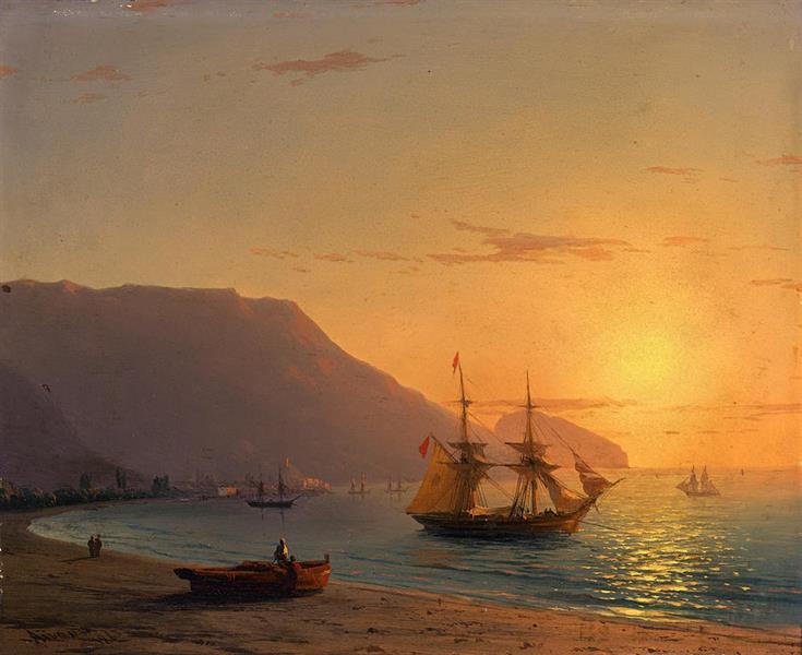 Sunset in Crimea - Ivan Aivazovsky