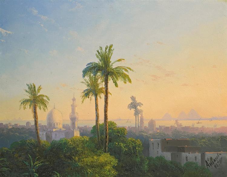 View of Cairo - Ivan Aivazovsky