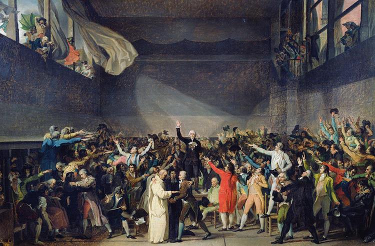 The Tennis Court Oath - Jacques-Louis David