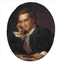 Portrait of a man (Jacques Germain Soufflot?) - Jean-Bernard Restout