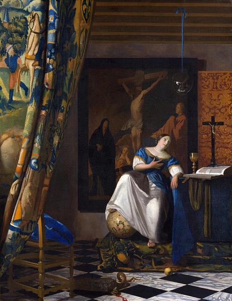 Аллегория веры, 1671 - c.1674 - Ян Вермеер