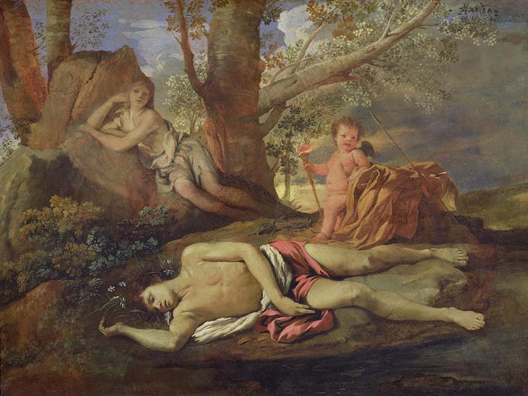 Echo and Narcissus - Nicolas Poussin