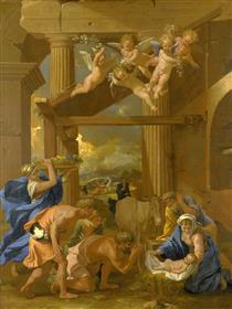 Adoration of the Shepherds - Nicolas Poussin