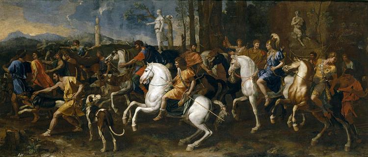 The Hunt of Meleager - Nicolas Poussin