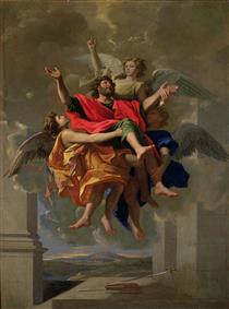 The Vision of St. Paul - Nicolas Poussin