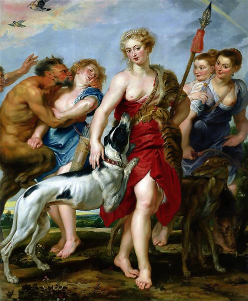 Diana and Her Nymphs Departing for the Hunt - Pierre Paul Rubens