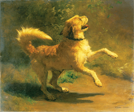 Jumping Dog, 1856 - Rudolf Koller