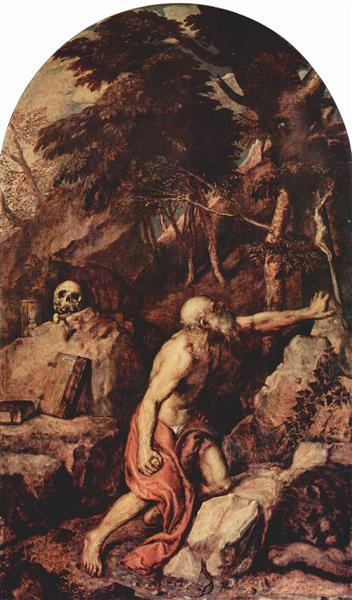 Saint Jerome in Penitence - Тиціан