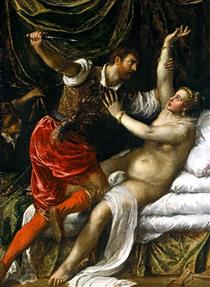 Tarquin and Lucretia - Titian