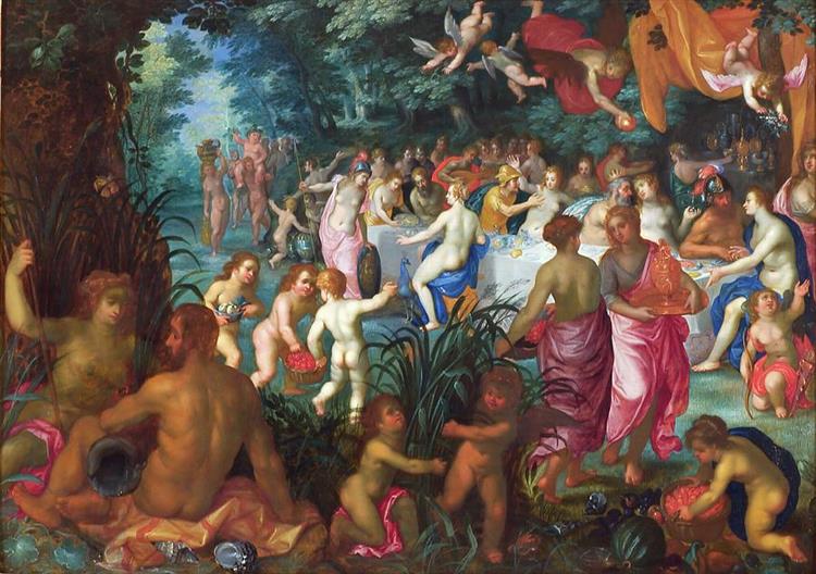 The Marriage of Peleus and Thetis - Jan Brueghel el Viejo