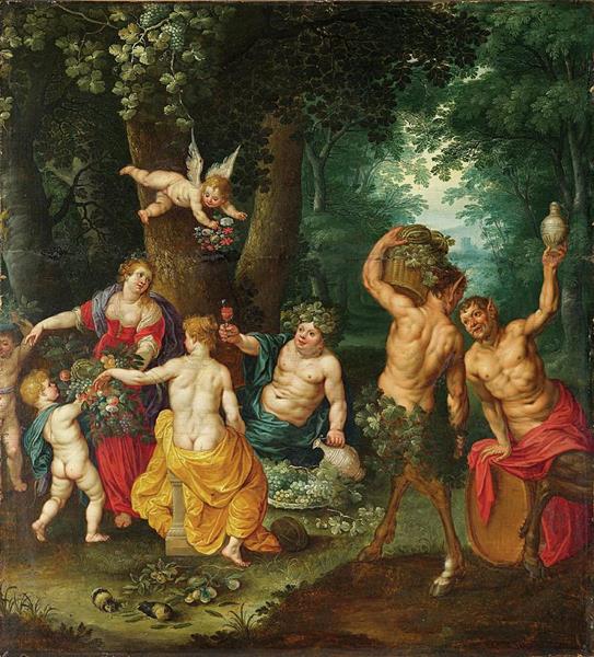 The Feast of Bacchus - Jan Brueghel le Jeune