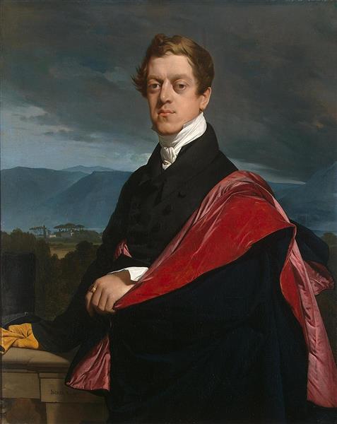 Portrait of Count Nikolay Gouriev, 1821 - Jean Auguste Dominique Ingres
