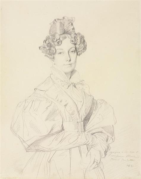 Madame Desire Raoul Rochette, 1830 - 安格爾