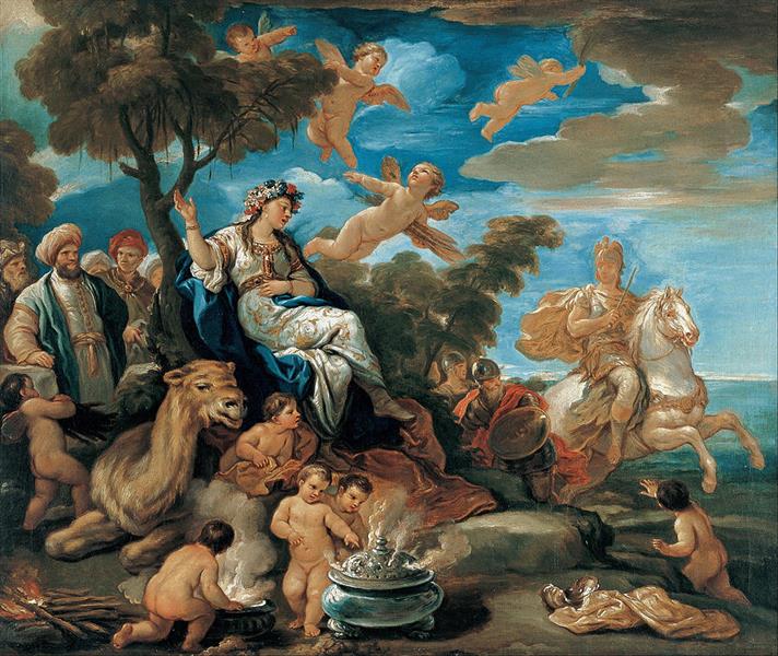 Series of the Four Parts of the World. Asia - Luca Giordano