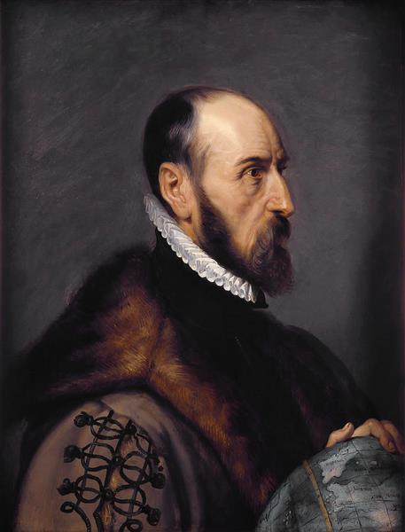 Portrait of Abraham Ortelius - Пітер Пауль Рубенс