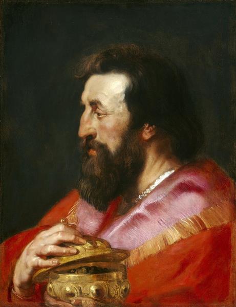 Head of One of the Three Kings Melchior the Assyrian King - Pierre Paul Rubens