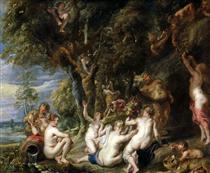 Nymphs and Satyrs - Pierre Paul Rubens
