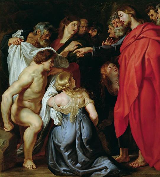 The Resurrection of Lazarus - Pierre Paul Rubens