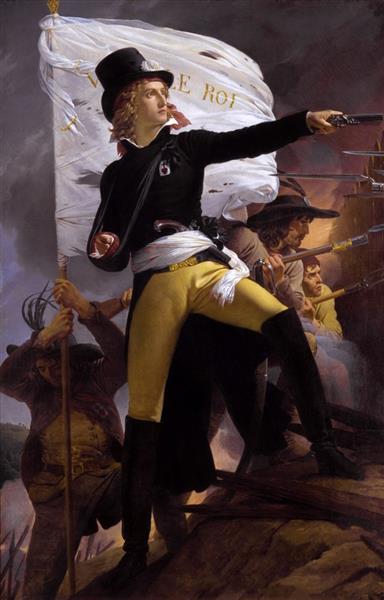Henri de La Rochejaquelein, Leader of the Revolt in the Vendee, 1817 - Pierre-Narcisse Guérin