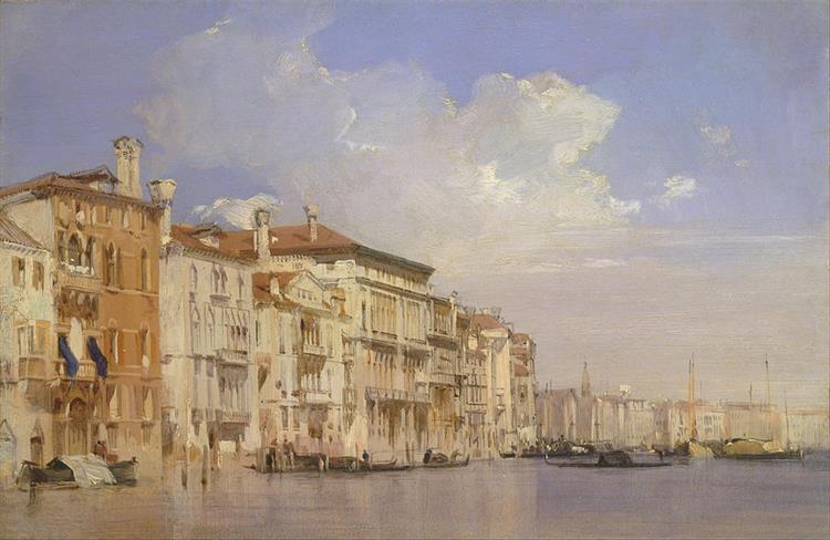 Grand Canal Venice - Richard Parkes Bonington