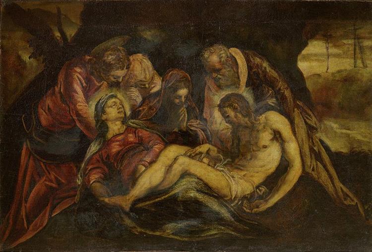 Lamentation over the Dead Christ - Le Tintoret