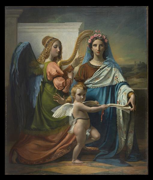 Saint Cecilia of Rome, 1824 - Франсуа-Жозеф Навез