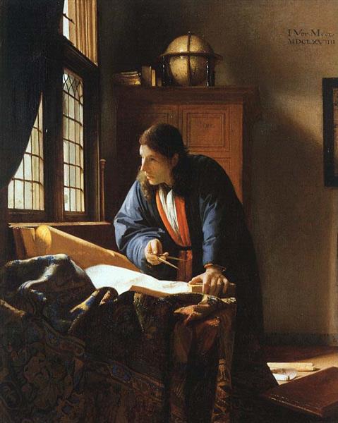The Geographer, c.1668 - c.1669 - Johannes Vermeer