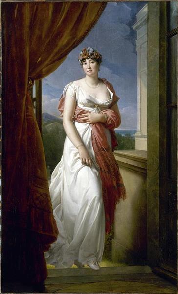 Portrait of Theresia Cabarrus - Франсуа Жерар