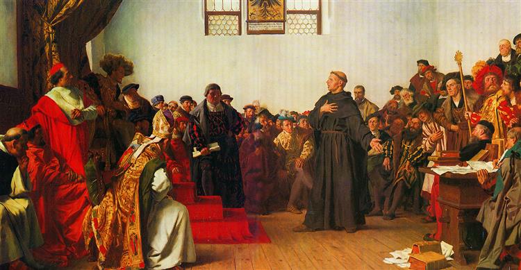 Martin Luther at the Diet of Worms - Anton von Werner