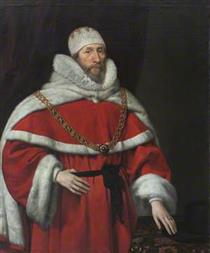 Chief Justice Sir Henry Hobart (d.1625), 1st Bt - Daniel Mytens the Elder