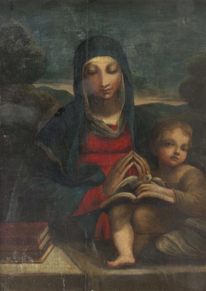 Madone et l'enfant - Francesco Francia