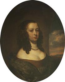 Alice Pulteney (1604–1676), Lady Brownlow - Gilbert Soest
