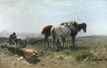 Heavy Horses Logging - Herman Johannes van der Weele