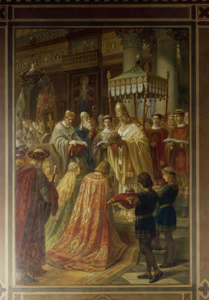 Henry II , Coronation - Hermann Wislicenus