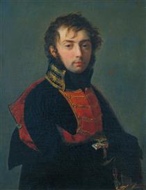 Antoine-Jean Baron - Portrait d'un officier, dit aussi Portrait présumé du général Barthélémy Joubert (1769-1799) - Jean-François Bosio