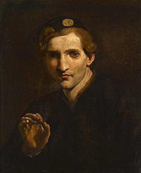 A young man holding a butterfly - Pietro Paolini