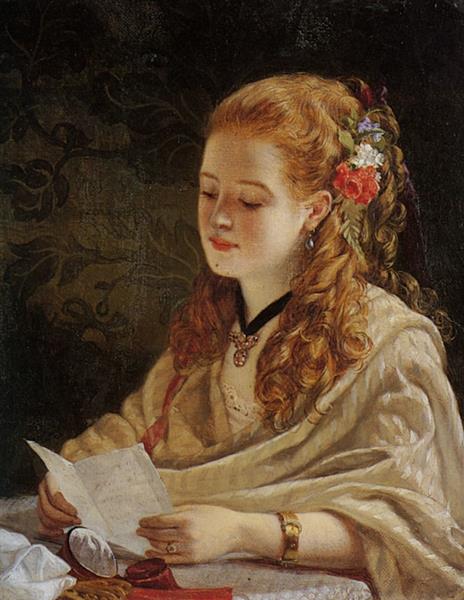 The Letter - William Maw Egley
