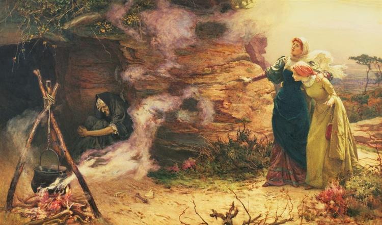 A Visit to the Witch - Edward Frederick Brewtnall