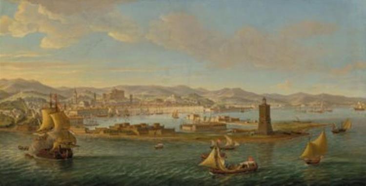 The Port of Messina - Gaspar van Wittel