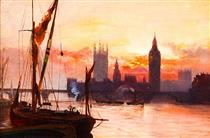 Houses of Parliament, Westminster - George Hyde Pownall