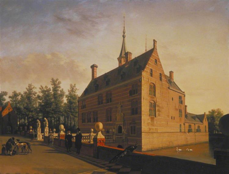 The Castle of Heemstede, Holland - Gerrit Berckheyde