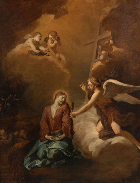 Le Christ au Mont des Oliviers - Jacob van Schuppen