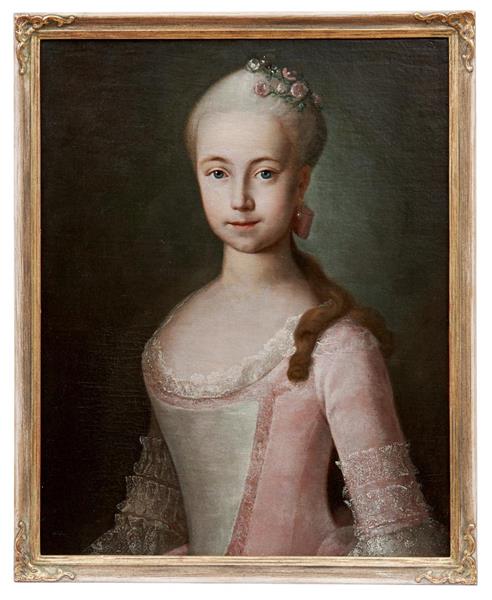 Portrait of a Young Lady - Johann Heinrich Tischbein the elder