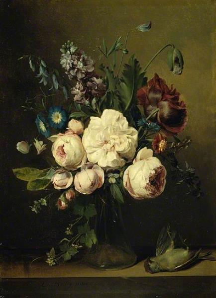 A Vase of Flowers - Louis Leopold Boilly