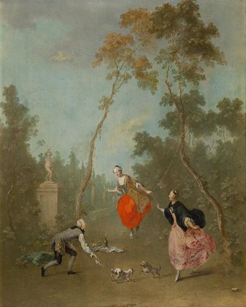 Lady on a Swing - Norbert Joseph Carl Grund