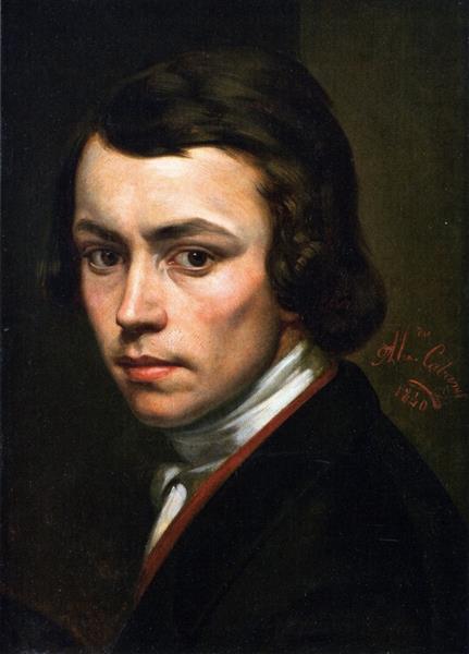 Self Portrait (aged 17), 1840 - Александр Кабанель