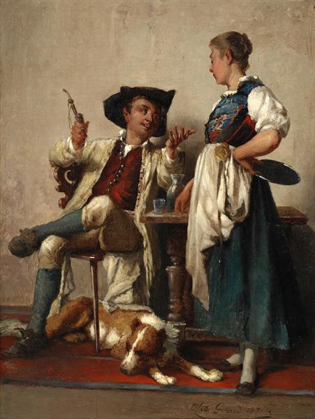 Telling the tale, 1871 - Theodore Gerard
