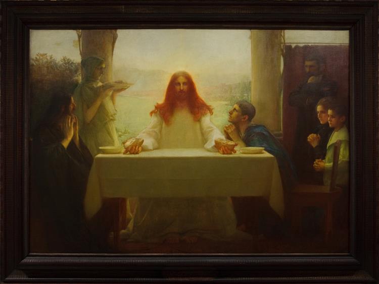 Christ and the Disciples at Emmaus, 1896 - 1897 - Pascal Dagnan-Bouveret