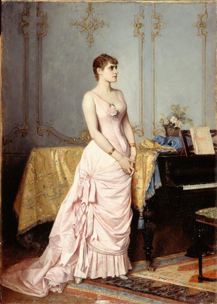 Rose Caron, French singer, c.1880 - Огюст Тульмуш