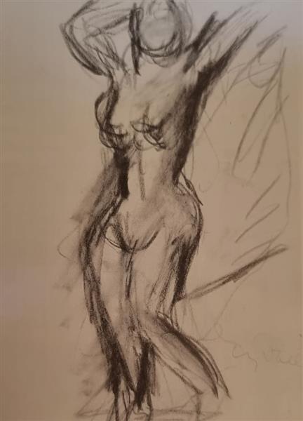 Nude Standing, 1930 - Bela Czobel